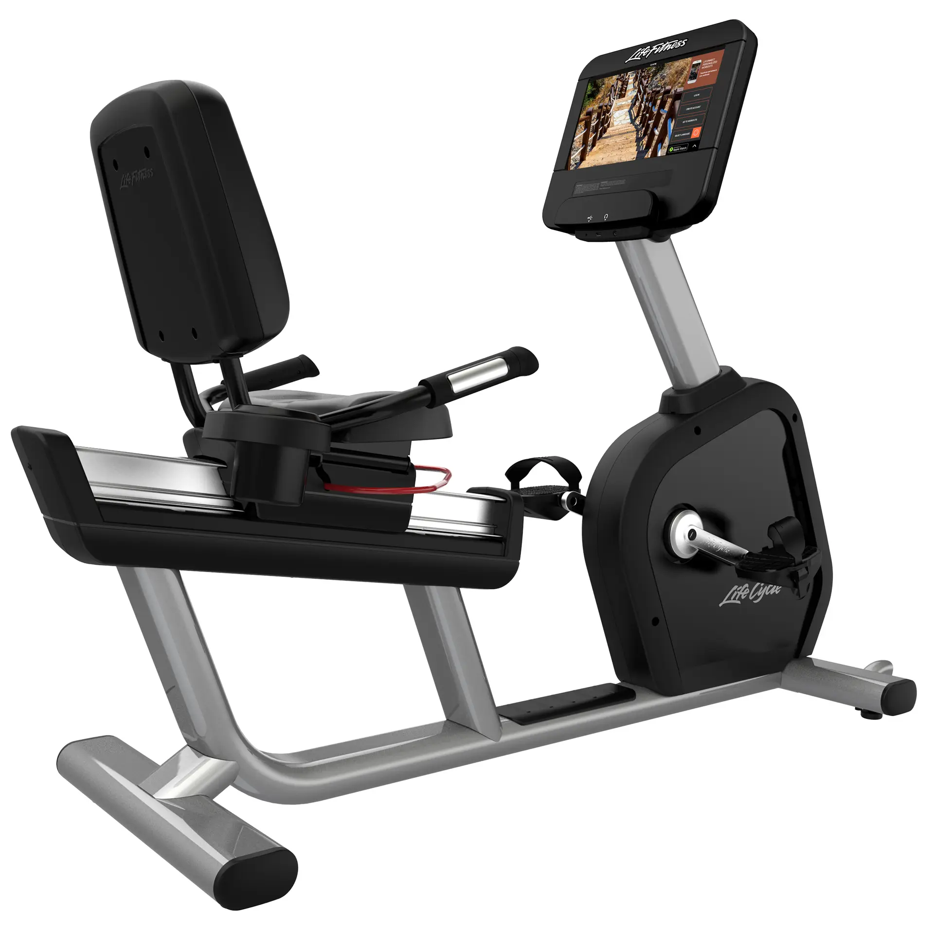 Integrity Series Recumbent Lifecycle® with Discover SE3 HD - S Base