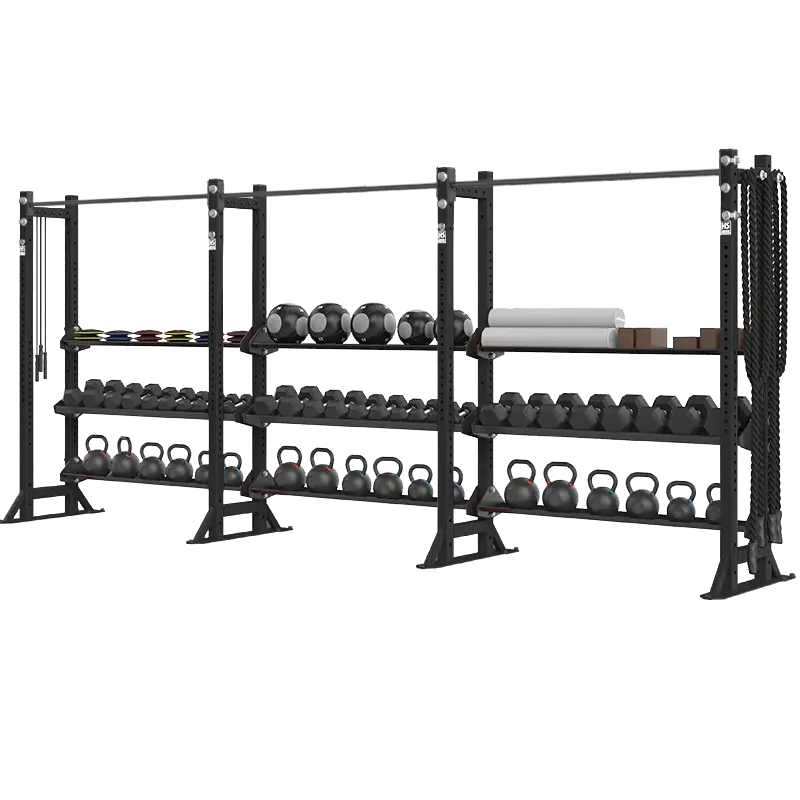 Hammer Strength HD Perimeter Triple Storage