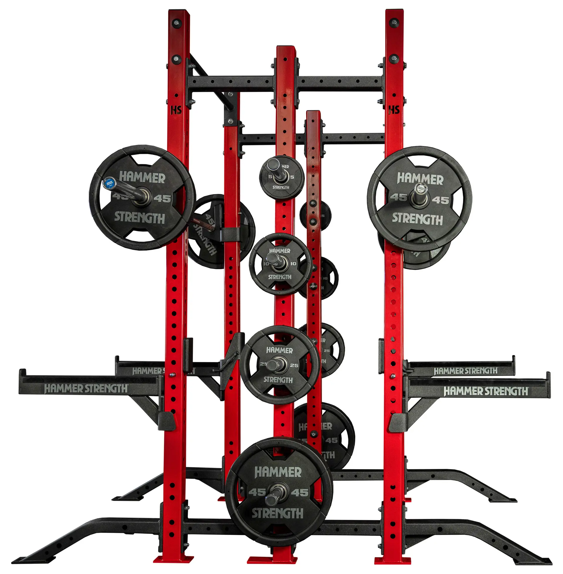 Hammer Strength HD Athletic NX Half Half Combo Rack Single Storage