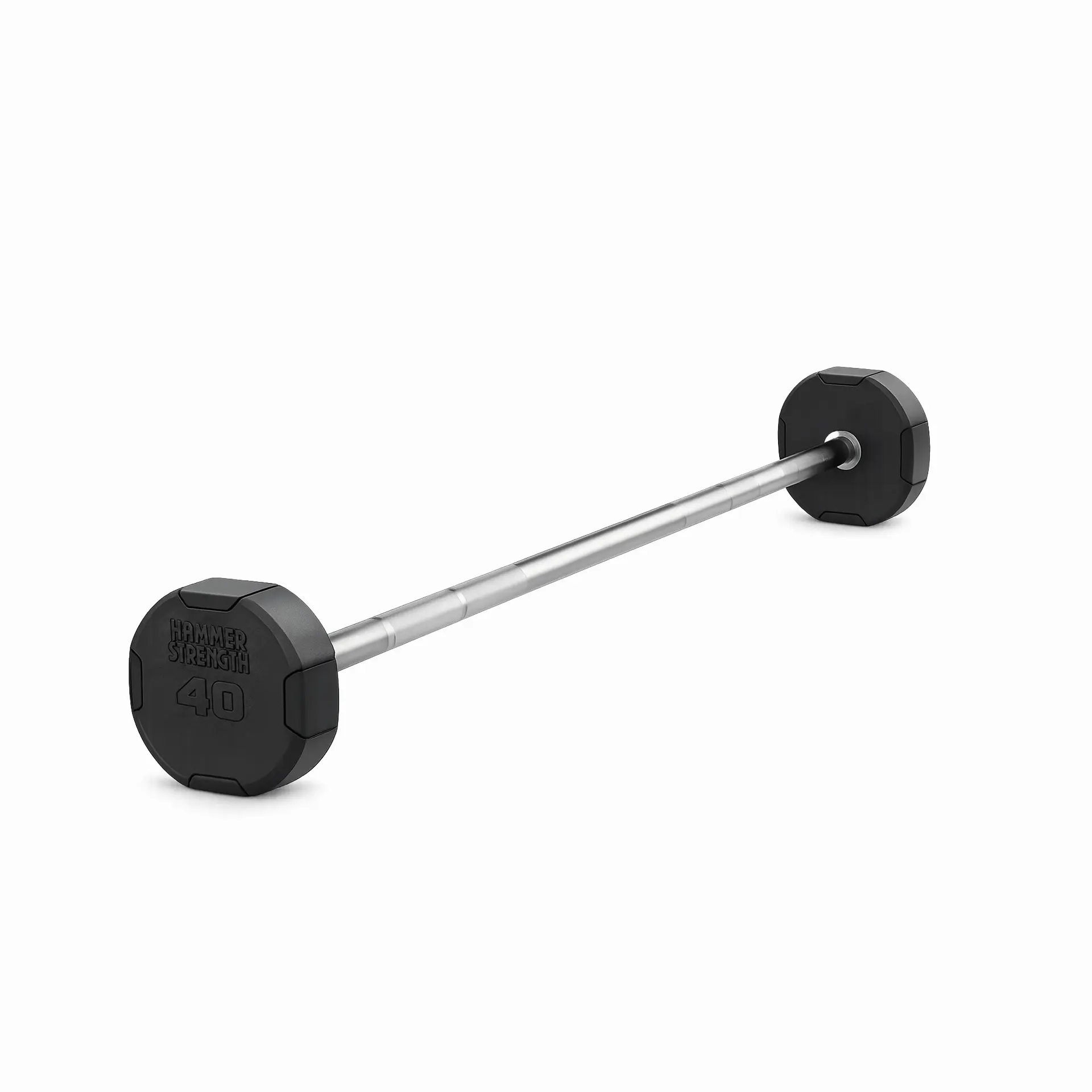 Hammer Strength 4-Sided Fixed Barbells - Rubber