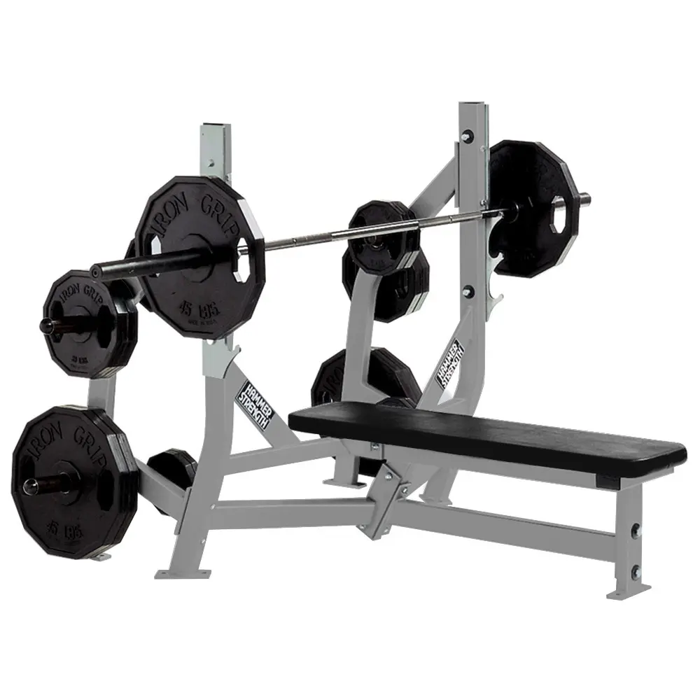 Hammer Strength Olympic Bench Weight Storage